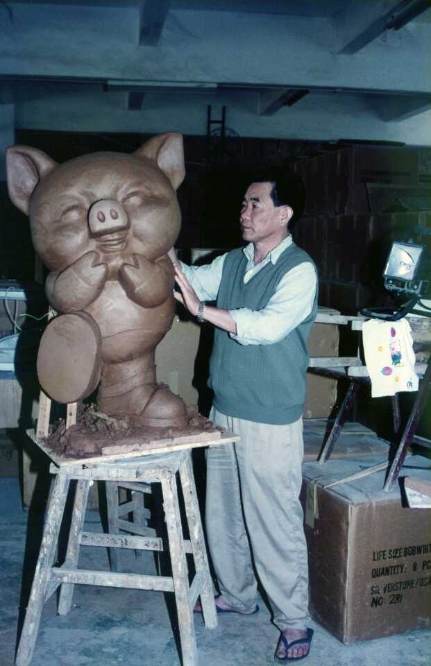 姚志强为客户创作手板模型